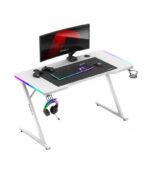 Huzaro Hero 2.5 White RGB gaming desk - imagine 3