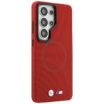 Case BMW M Metal Logo MagSafe for Samsung Galaxy S26 Ultra red - imagine 4