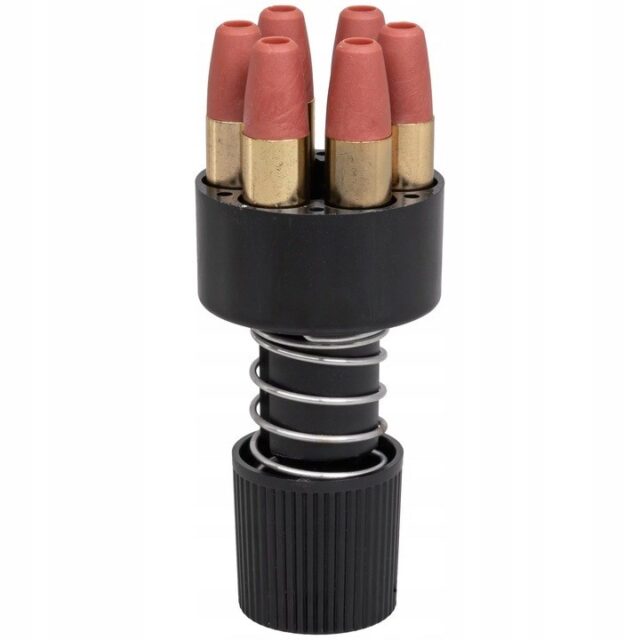 RANGER Python 357 Magnum 2.5  chrome KWC revolver cal. 4.5 BBs 6-shot. FULL METAL CO2 (AAKCMD661BZB) - imagine 5