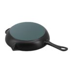 Staub Cast Iron Skillet with Metal Handle - 26 cm  Black - imagine 2