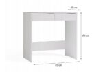 MARINA 2S Desk  White - imagine 5