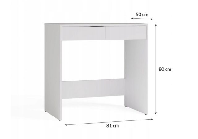 MARINA 2S Desk  White - imagine 5