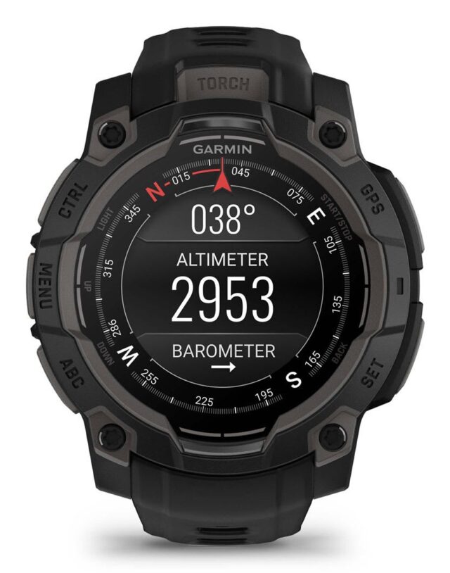 Garmin Instinct 3 AMOLED 3.05 cm (1.2 ) 45 mm Digital 390 x 390 pixels Touchscreen Black GPS (satellite) - imagine 7