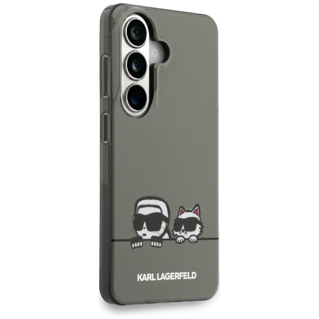 Case Karl Lagerfeld IML Peekaboo         Karl&Choupette MagSafe for Samsung Galaxy S26 black - imagine 5