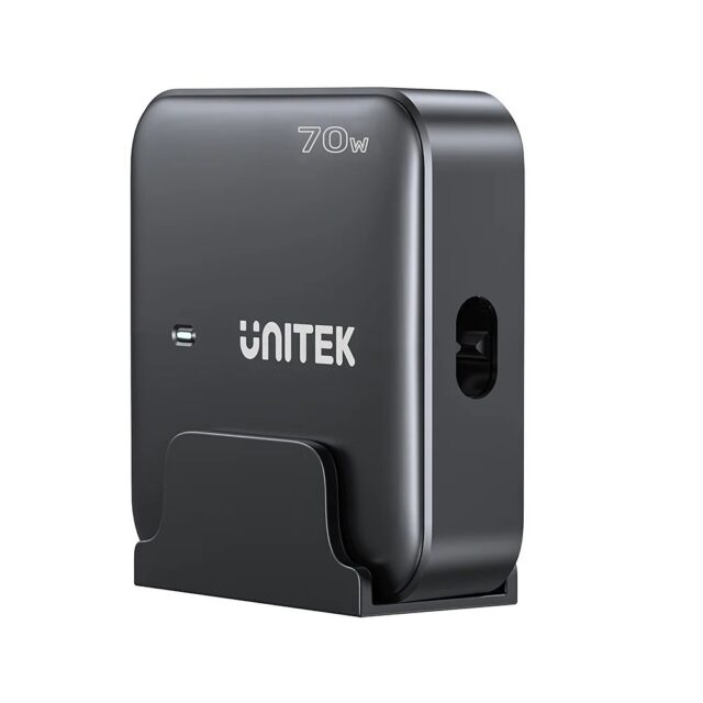 GaN network charger - Unitek P1228ABK01-EU | 70W 2x USB-C 2x USB-A - imagine 3