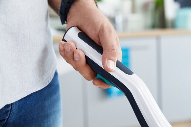 LEIFHEIT CleanTenso Upright steam cleaner 0.55 L 1200 W Blue  White - imagine 5