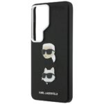 Case Karl Lagerfeld Saffiano Double      Heads Metal for Samsung Galaxy S26 Ultra black - imagine 6