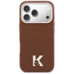 Case Karl Lagerfeld Karl Head Logo       MagSafe for iPhone 17 Pro brown - imagine 3