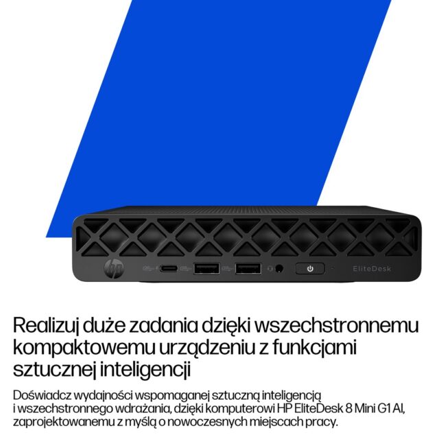 HP EliteDesk 8 Mini G1i Ultra 5 235T 16GB DDR5 SSD512 Intel Graphics W11Pro 3Y OnSite - imagine 5