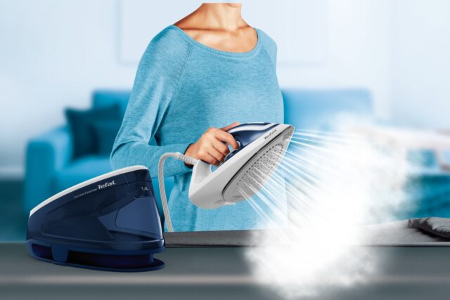 Tefal Express Essential SV6116 2200 W 1.4 L Blue  White - imagine 10