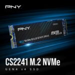 PNY CS2241 512GB M.2 NVME PCI Express 4.0 3D NAND Bulk - imagine 2