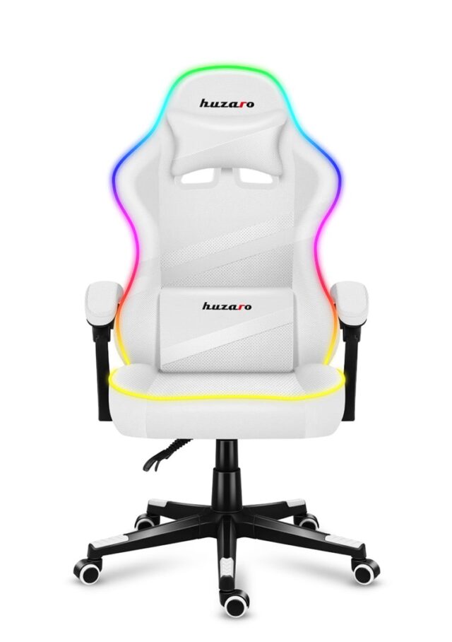 Gaming chair - Huzaro Force 4.4 RGB White - imagine 2