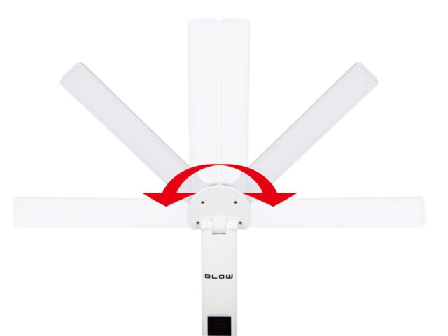 LB-24 LED desk lamp with clock - imagine 7