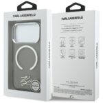 Etui Karl Lagerfeld IML KL Script Logo    MagSafe do iPhone 17 Pro czarny - imagine 8