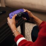 Wireless controller Sony PlayStation 5 DualSense gamepad Galactic Purple - imagine 2