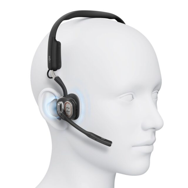 SHOKZ OpenMeet UC Wireless Bluetooth Bone Conduction Videoconferencing Headset with USB-A adapter - imagine 5
