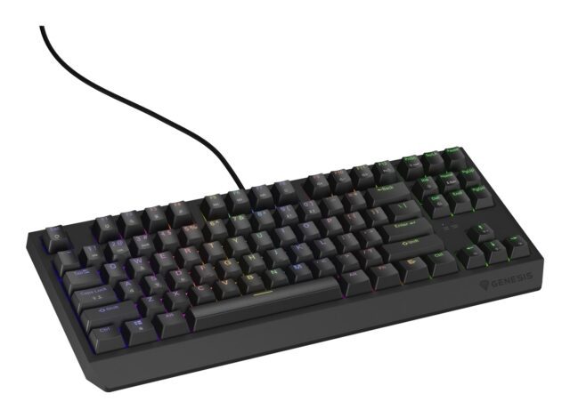 GENESIS Thor 230 TKL keyboard Gaming USB QWERTY US English Black - imagine 3
