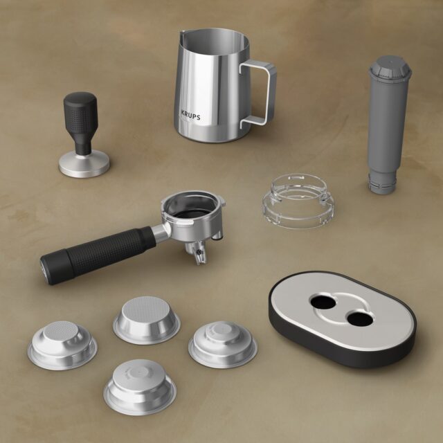 Krups Precision XP801T10 coffee maker Semi-auto Espresso machine 3 L - imagine 10