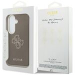 Guess PU 4G Resin Metal Logo Zadní Kryt pro Samsung Galaxy S26 Brown - imagine 8