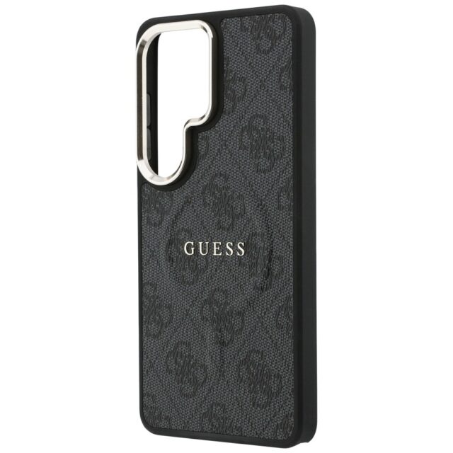 Guess PU Leather 4G Gold Frame Magnetic Zadní Kryt pro Samsung Galaxy S26 Ultra Black - imagine 7