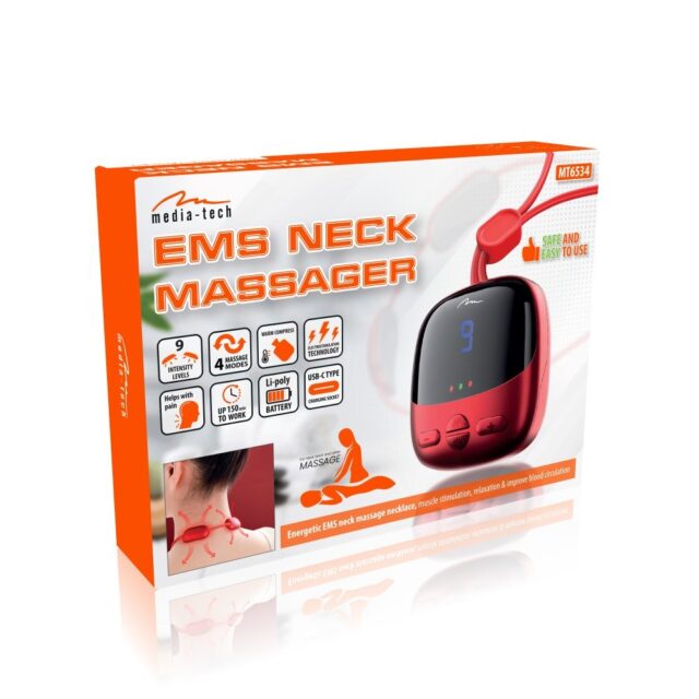 EMS neck and nape muscle massager EMS NECK MASSAGER MT6534 - imagine 9