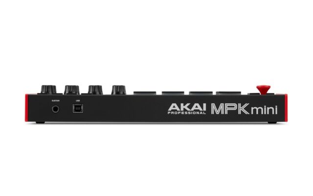 AKAI MPK Mini MK3 Control keyboard Pad controller MIDI USB Black  Red - imagine 4