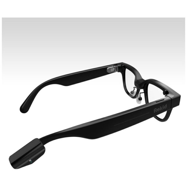 Charging capsules with Rokid Power Capsule case for Rokid AI glasses black - imagine 2