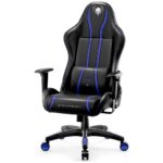 Gaming chair Diablo Chairs X-One 2.0 Normal Size black-blue - imagine 3