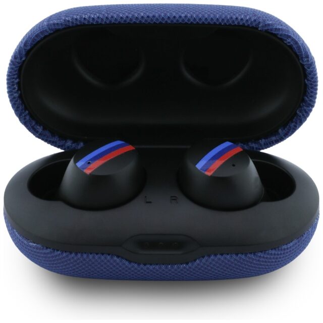Headphones Bluetooth TWS BMW Metal Logo ENC blue - imagine 3
