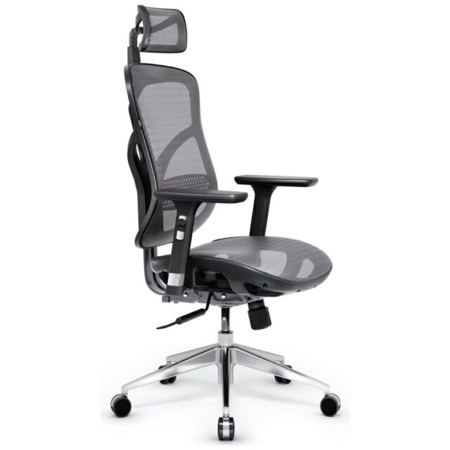 Ergonomic chair Diablo Chairs V-Basic black-gray - imagine 2