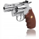 RANGER Python 357 Magnum 2.5  chrome KWC revolver cal. 4.5 BBs 6-shot. FULL METAL CO2 (AAKCMD661BZB) - imagine 4