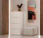 ALMA WHITE CHEST OF DRAWERS - imagine 10
