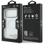 Case BMW M IML Shockproof Metal Logos    MagSafe for iPhone 17 Pro transparent - imagine 8