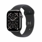 Apple Watch Series 11Â GPS + Cellular 42mmÂ Natural Titanium Case with Stone Grey Sport Band - S/M