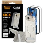CARE by PanzerGlass Feature Kick 3in1 Case + Glass + Lens Protection Set for iPhone Air - imagine 4