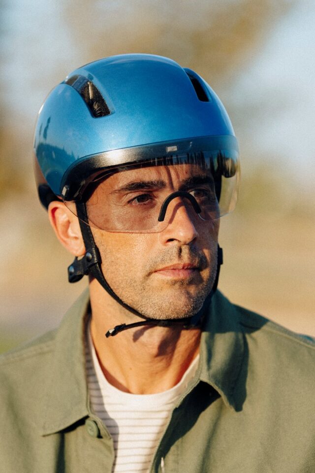 Kask Rowerowy HJC CALIDO PLUS Biało-Szary PEARL WHITE GREY r.L - imagine 3