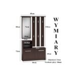 Topeshop GAR CZERŃ entryway cabinet - imagine 2