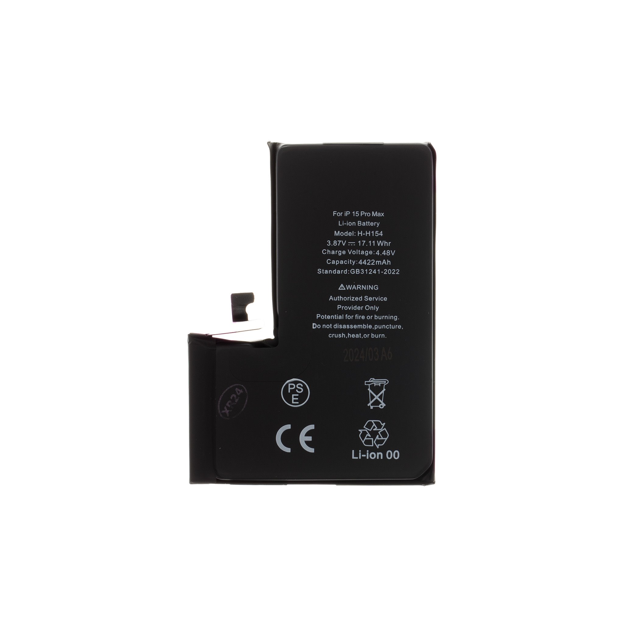 cps-f7c9e001abc136342002855e0e3be550-2026-03-05-08-14-27 Baterie pro iPhone 15 Pro Max 4422mAh Li-Ion (Bulk) - imagine 1