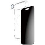 Zestaw ochronny CARE by PanzerGlass      Flagship Privacy 3w1 Etui+Szkło Prywatyzujące+Lens do iPhon - imagine 4