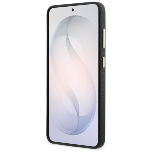 Case Guess Rhinestone Round Logo MagSafe for Samsung Galaxy S26 black - imagine 5