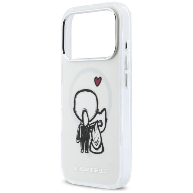 Etui Karl Lagerfeld Karl & Choupette      Back MagSafe do iPhone 17 Pro Max przezroczysty - imagine 6