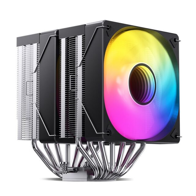 Jonsbo CR-3000 CPU Cooler Dual Tower  ARGB - 2x 120 mm  black - imagine 6
