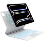 Case Typecase Edge with keyboard for iPad  Pro 13" 2024/2025 white