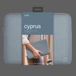 UNIQ Cyprus Laptop Sleeve 14" steel blue Water-resistant Neoprene - imagine 6