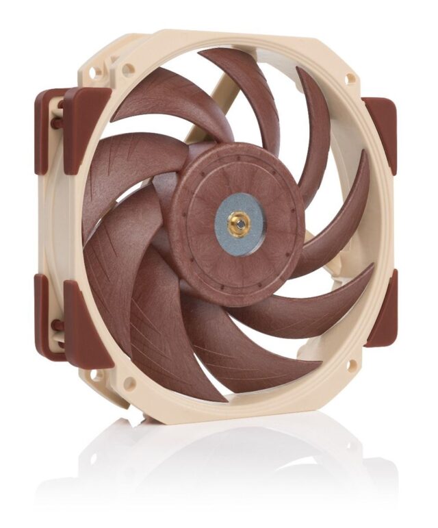 Noctua NF-A12X25R PWM Computer case Fan 12 cm Beige  Brown - imagine 7