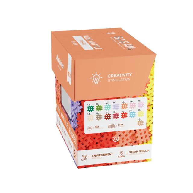 MARIOINEX Mini Waffle Pastel Building Blocks  300 pieces - imagine 9