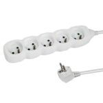 Esperanza ELK207W power extension 1.5 m 5 AC outlet(s) Indoor White - imagine 2