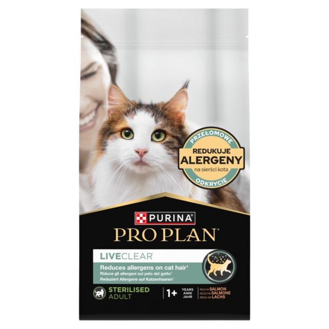 PURINA PRO PLAN LIVECLEAR STERILISED ADULT Bogata w Łososia 1 4kg - imagine 7