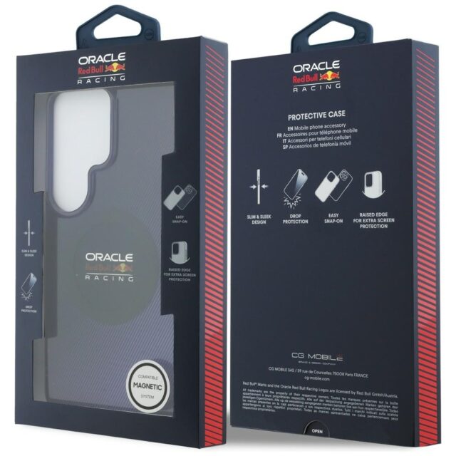 Case Red Bull Double Layer Blended Lines MagSafe for Samsung Galaxy S26 Ultra navy blue - imagine 9