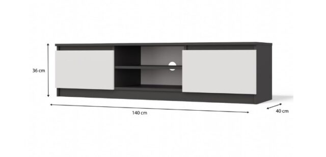 RTV 140 MALWA ANTHRACITE/WHITE - imagine 4